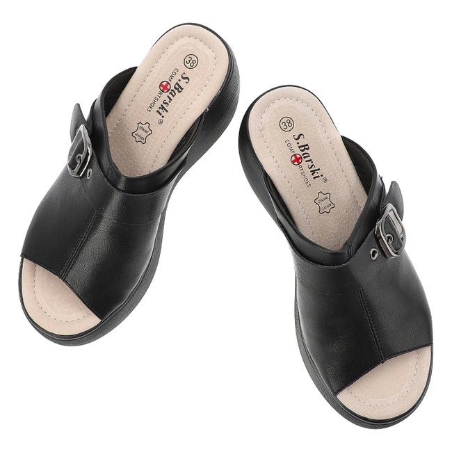 Šľapky S.BARSKI - LR51-542 Black