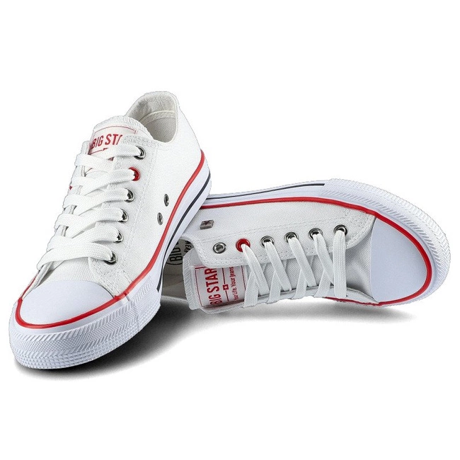 Plátenky Big Star - T274022 101 Biały