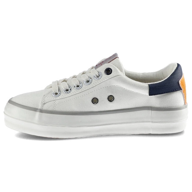 Plátenky Cross Jeans - FF2R4080C Biały