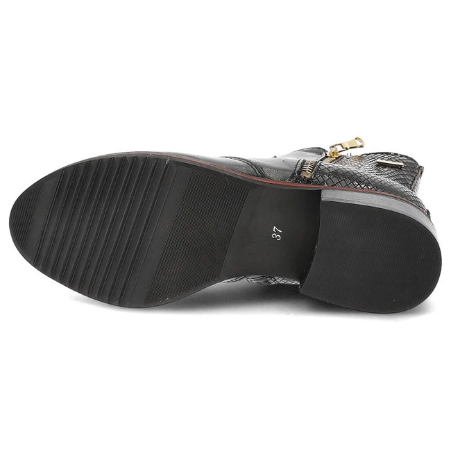 Členkové Topánky Avanti - 191 Czarny