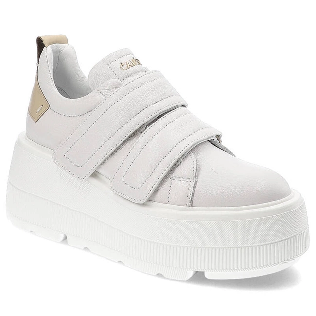 Tenisky Carinii - B9400_-I81-S30-000-G36 Biały/Beż