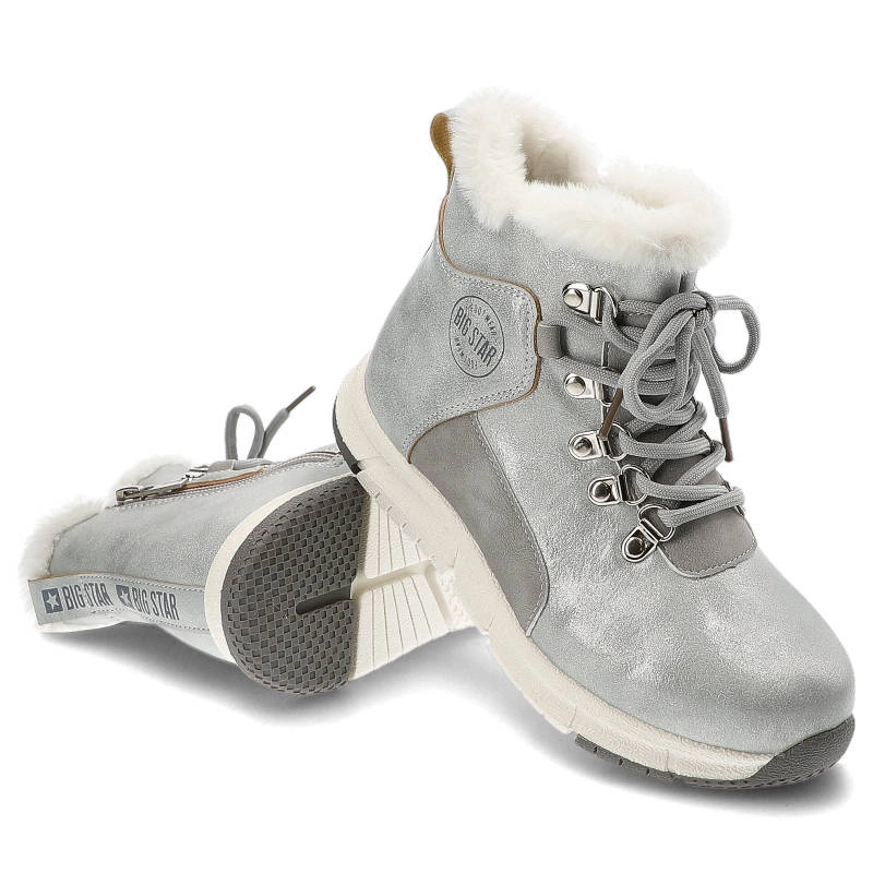 Členkové Topánky Big Star - KK374178 Srebrny