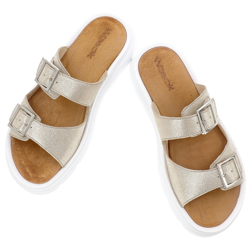 Šľapky WASAK - 0756 Złoto Prada