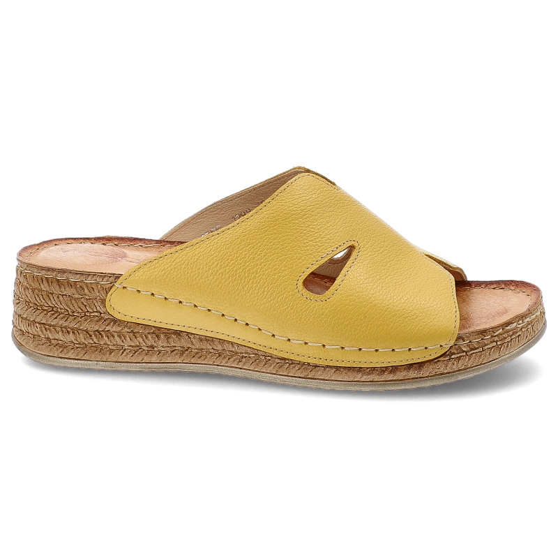 Šľapky WASAK - 0755 Żółty Groszek