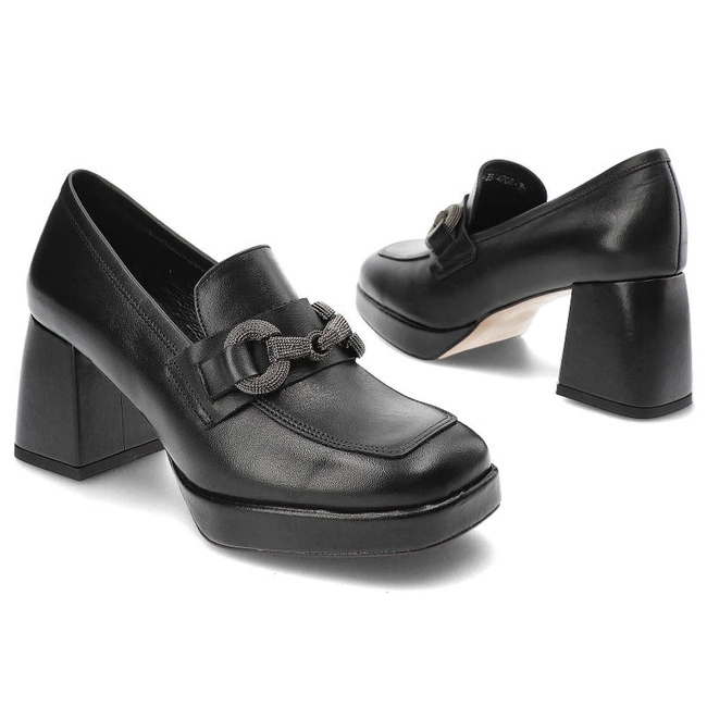 Poltopánky Karino - 4708/076-P Czarny/Lico