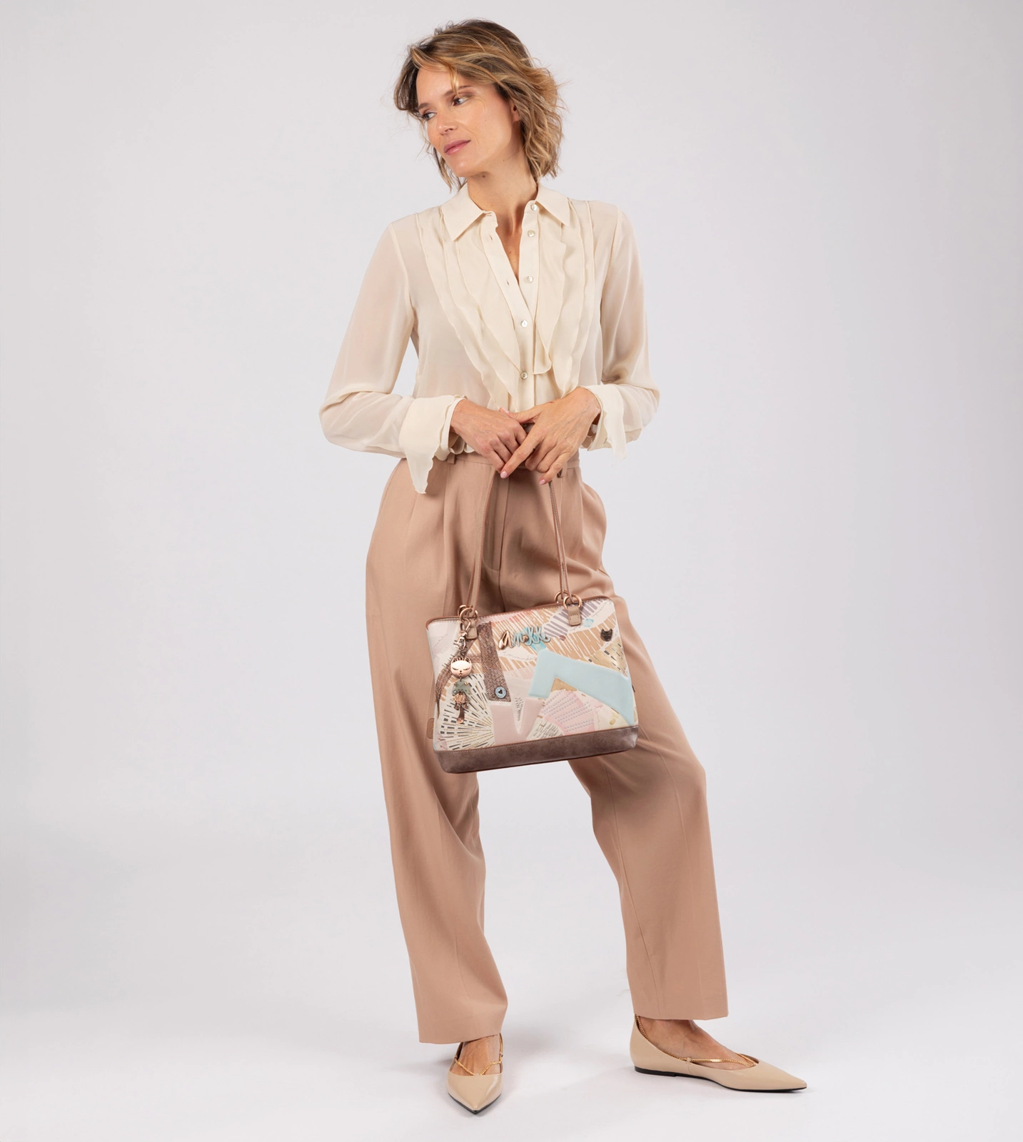 Kabelka Anekke - 38722-206 Brązowa