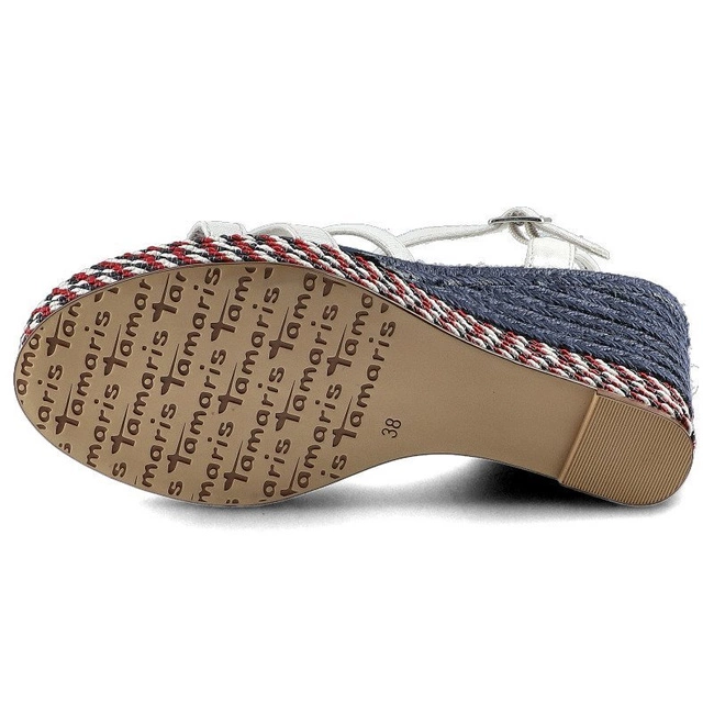 Sandále Tamaris - 1-28372-24 127 Wht Met.Comb
