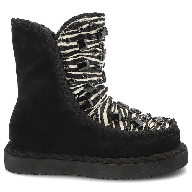 Členkové Topánky Alma en Pena - I22502 Combi Black