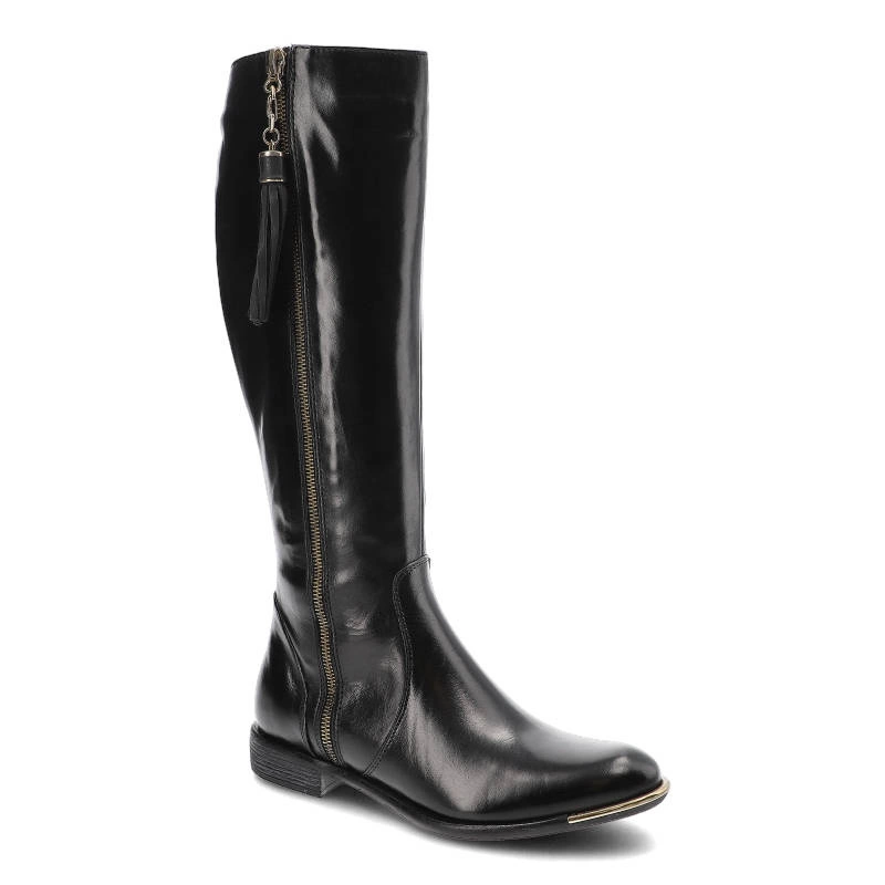 Čižmy Carinii - B1699_-B25-000-POL-507 Crust Nero