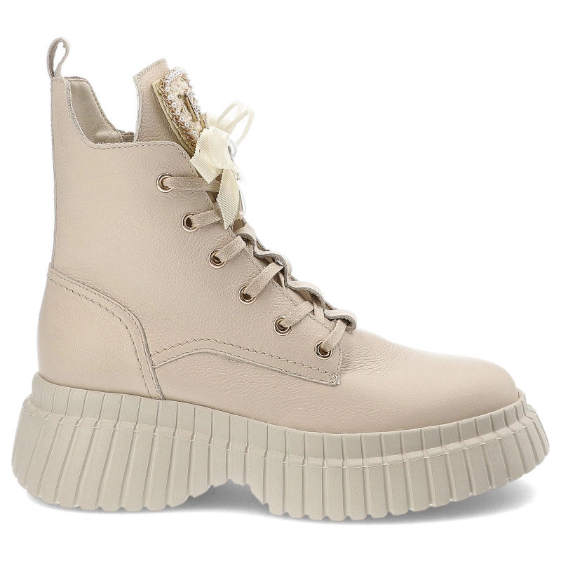 Členkové Topánky Chebello - 4472_-157-000-MIC-S346 Beżowy