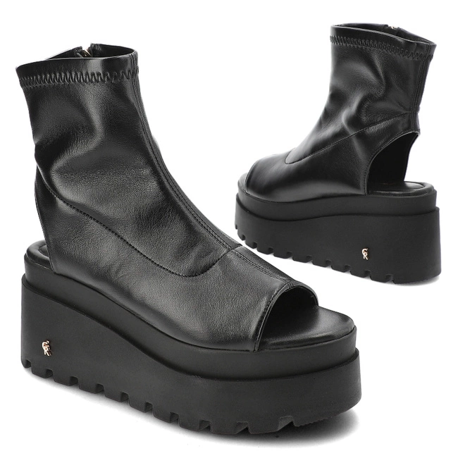 Členkové Topánky Carinii - B9398_-E50-000-000-G06 Czarny