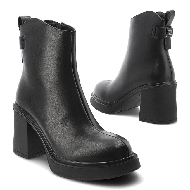 Členkové Topánky CAMBELL - 25-98301BK Czarny