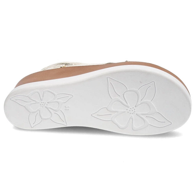 Sandále Armodo - 40256 Kryształ Złoto