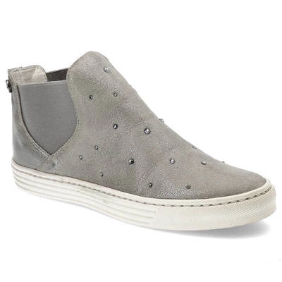 Členkové Topánky Carinii - B3259 Srebrny