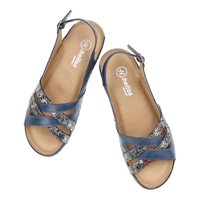 Sandále Helios - 134 Granat 042.0121