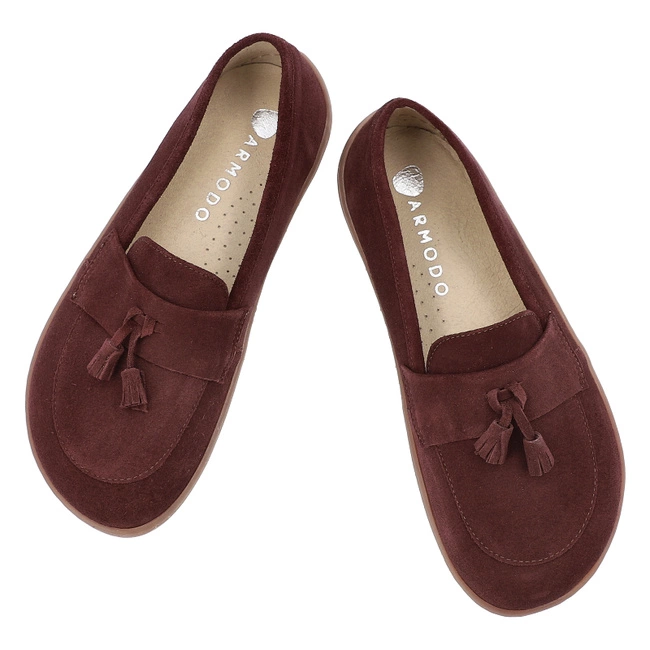 Mókazíny Barefoot ARMODO - 322 Bordo