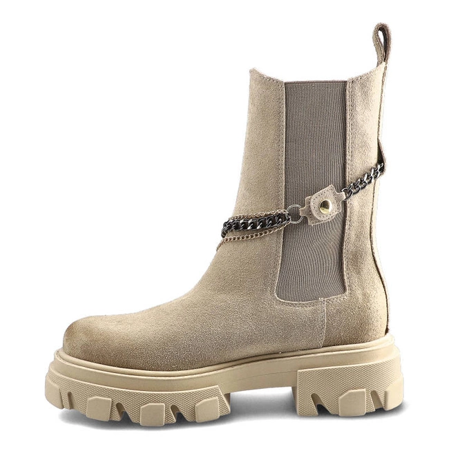 Členkové Topánky Carinii - B5962_-O17-000-000-E33 Beż