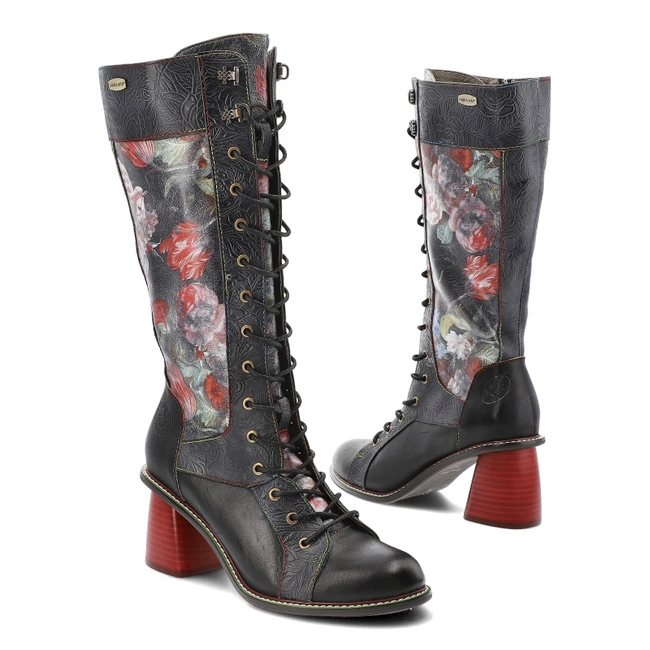 Čižmy LAURA VITA - Evcao 50 SL68259-50 Noir