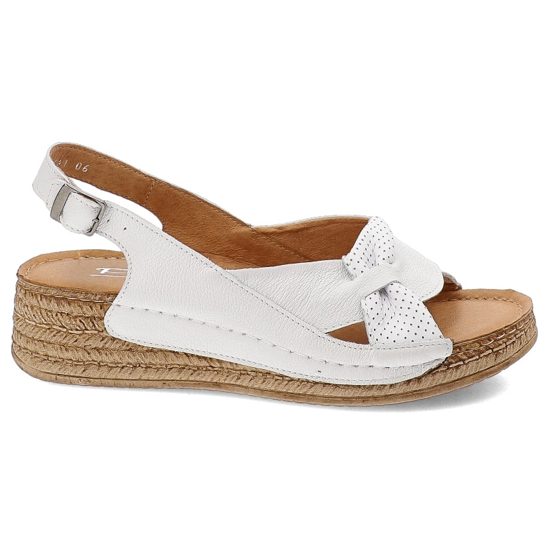 Sandále Pollonus - 5-1641-006 Biały Verona