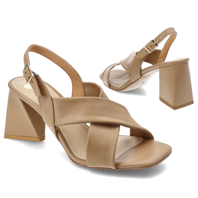 Sandále Armodo - 1432 Camel 2869