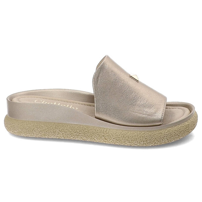 Šľapky Chebello - 4111_-046-000-PSK-S281 Złoty