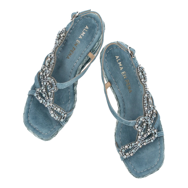 Sandále Alma en Pena - V240979 Suede Jeans