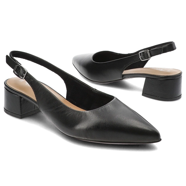 Sandále Tamaris - 1-29500-42 003 Black Leather