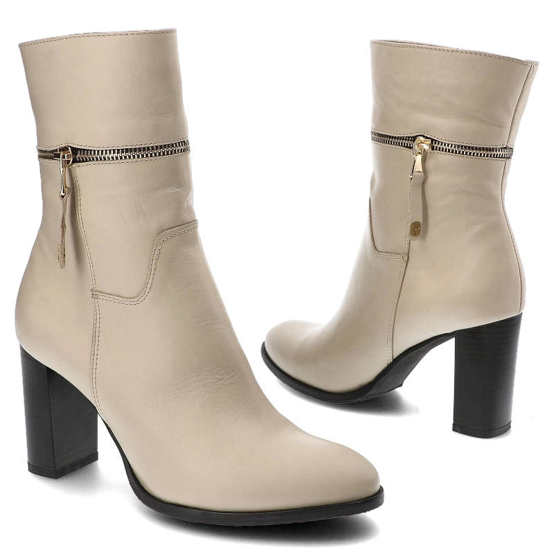 Členkové Topánky Simen - 6218A Beżowy