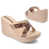 Šľapky Ipanema - 83520 High Fashion Slide Fem AQ407 Beige/Clear