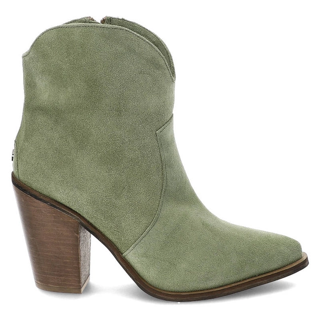Členkové Topánky Carinii - B8880_-S77-000-000-E72 Oliwka