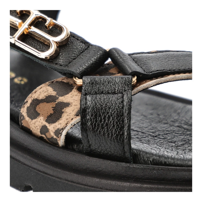 Sandále ARMODO - 40441 V.Czarny/Pantera Beż