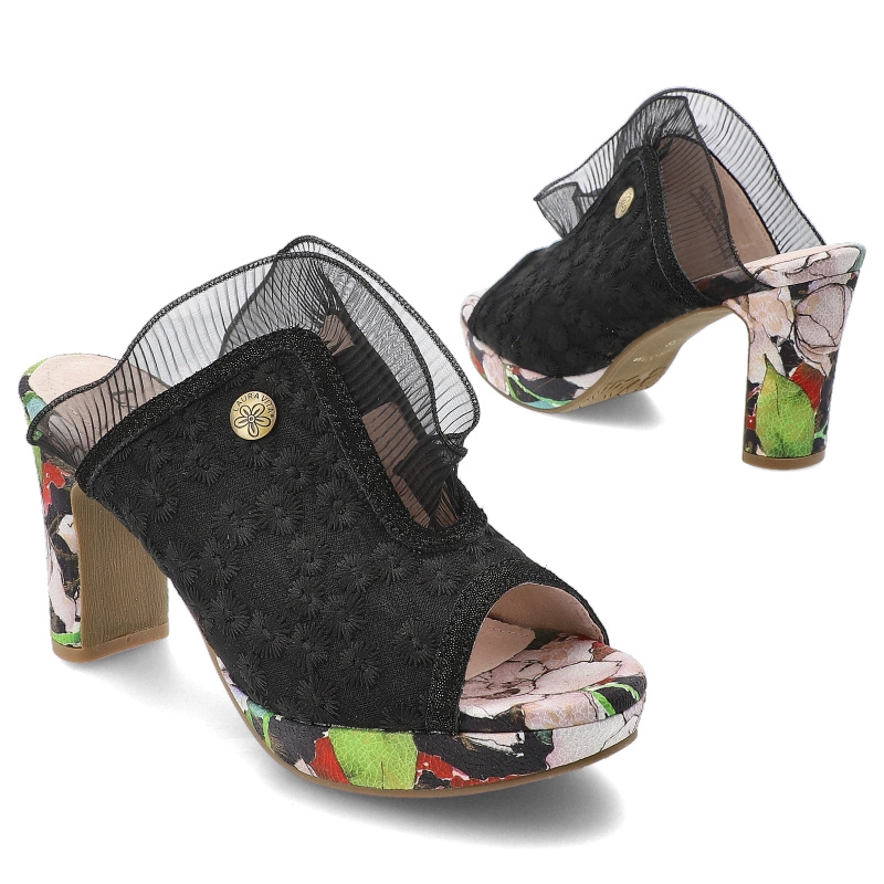 Šľapky LAURA VITA - Hicao 725 SL16028D-7 Noir