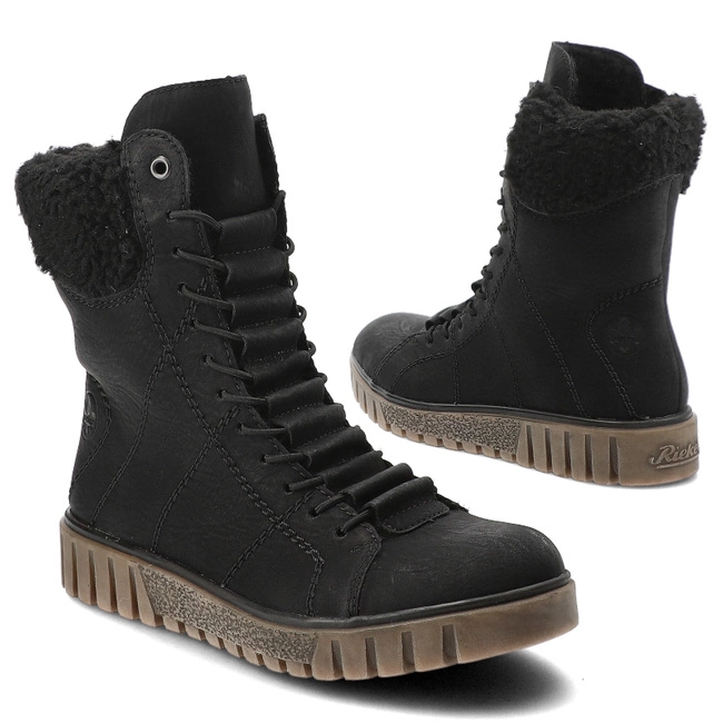 Členkové Topánky Rieker - Y3467-00 Black