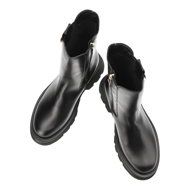 Členkové Topánky Chebello - 4537_-002-000-MIC-S349 Czarny