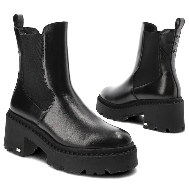 Členkové Topánky Karino - 4864/076-F Czarny/Lico