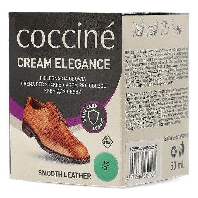Shoe Cream Coccine - Cream Elegance/Zielony 33