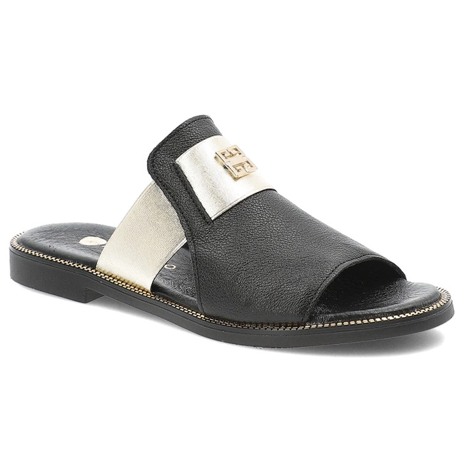 Šľapky ARMODO - 40423 V.Czarny/Złoty