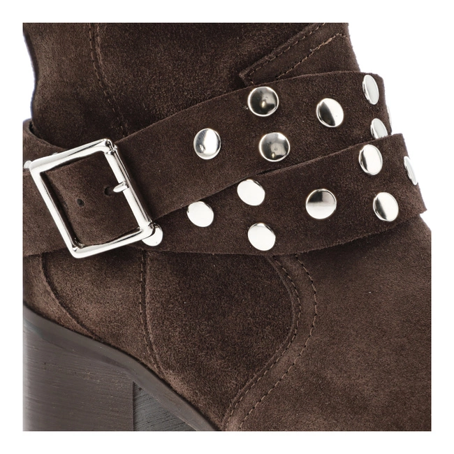 Čižmy KARINO - 5784/05-F Mokka/Welur