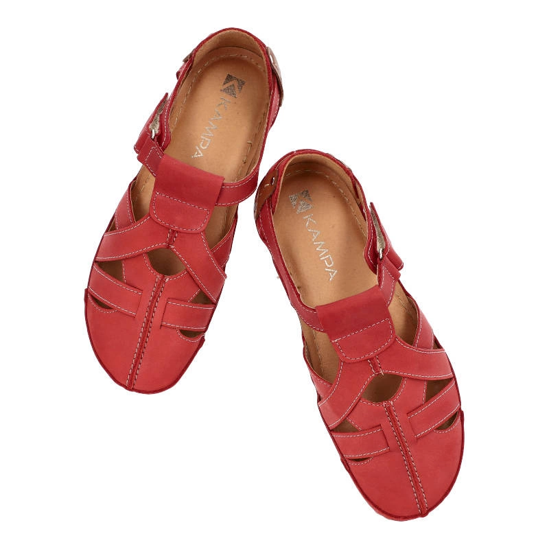 Sandále Kampa - 74 Czerwony 10