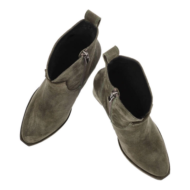 Členkové Topánky Karino - 4830/066-F Zielony/Welur