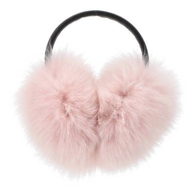 Náušníky Luka-Pelli - A03-1 Z Naturalnym Futrem Z Lisa