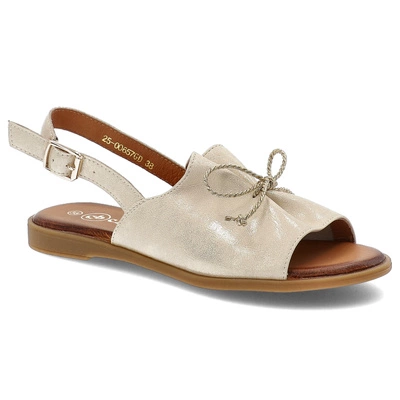 Sandále CAMBELL - 25-00657GD Złoty