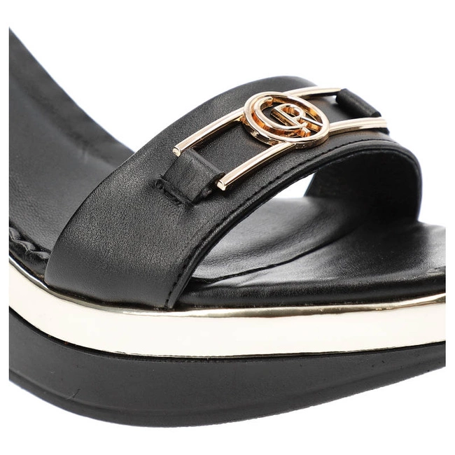 Sandále Carinii - B8712_-E50-000-000-D72 Czarny