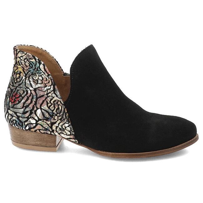 Členkové Topánky Maciejka - 04091-58/00-5 Czarny+Kwiaty