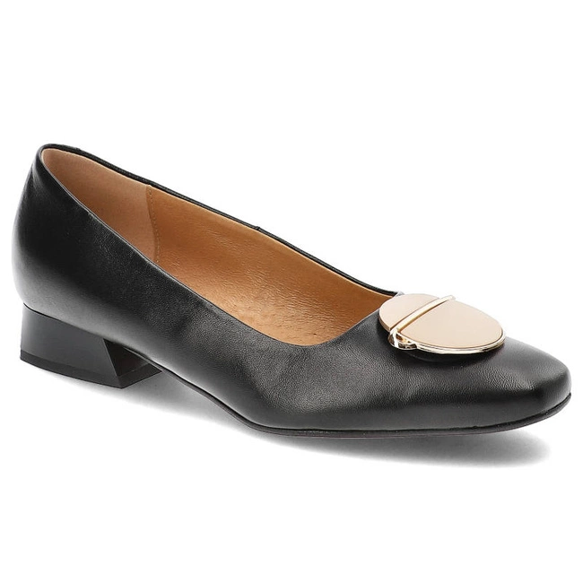 Lodičky Espirito - C-1173/2 Czarny Lico/Ozdoba