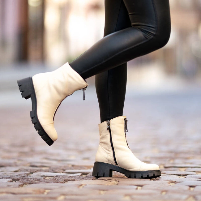 Členkové Topánky Simen - 3264A Icarius Beige