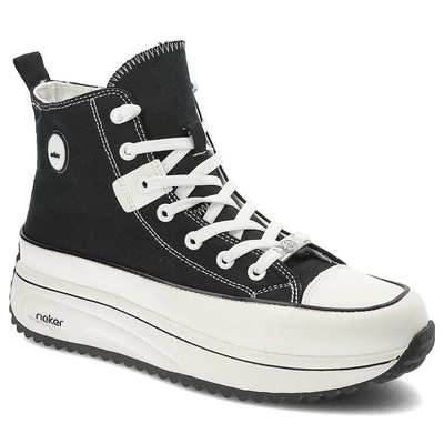 Tenisky Rieker - 90010-00 Black
