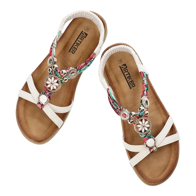 Sandále Artiker - 54C1325 Multi Biały