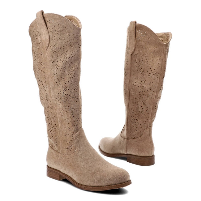 Čižmy S.Barski - HY66-132 Beige