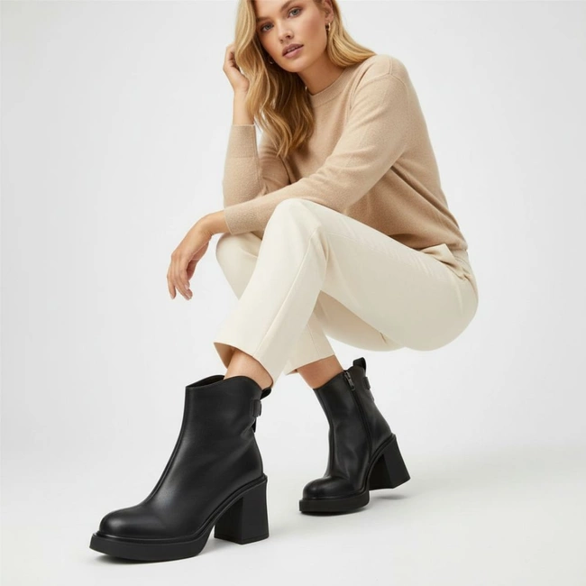 Členkové Topánky CAMBELL - 25-98301BK Czarny